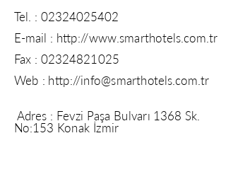 Smart Hotels iletiim bilgileri